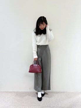 nanaさん（レディース・160cm）の冬コーディネート