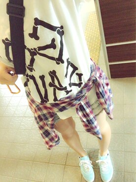 「GILFY（ギルフィー）のアイテム」を使った、りさん（レディース・156cm）の秋コーディネート