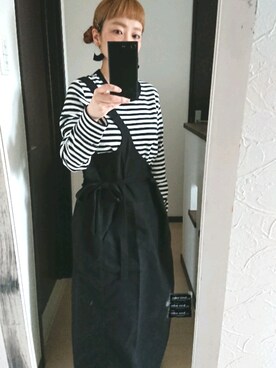 「ボーター」｜MOMOさん（レディース・151cm）の春コーディネート