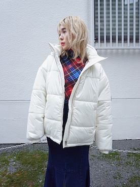 「FIG&VIPER（フィグアンドバイパー）のアイテム（その他アウター）」を使った、FIG&VIPER_hayamiさん（レディース・155cm）の冬コーディネート