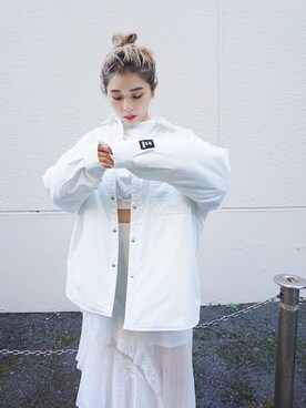 「FIG&VIPER（フィグアンドバイパー）のアイテム（その他アウター）」を使った、FIG&VIPER_hayamiさん（レディース・155cm）の春コーディネート