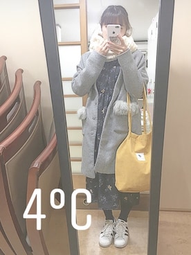 「GRL（グレイル）のアイテム（その他アウター）」を使った、あんちゃん⚪︎⚪︎⚪︎さん（レディース・151cm）の冬コーディネート