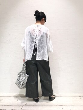 「うしろリボン」｜9nikoさん（レディース・162cm）の春コーディネート
