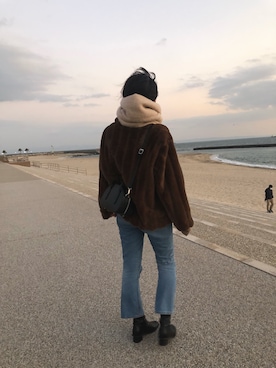 チ ヒ ロさん（レディース・165cm）の冬コーディネート