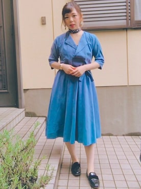 「passage mignon/flaneur（パサージュミニョンフラヌール）のアイテム（財布/小物）」を使った、りなぽちゃさん（レディース・156cm）の秋コーディネート