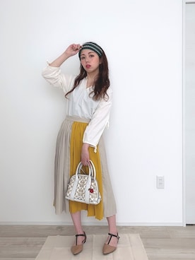 りなぽちゃさん（レディース・156cm）の春コーディネート