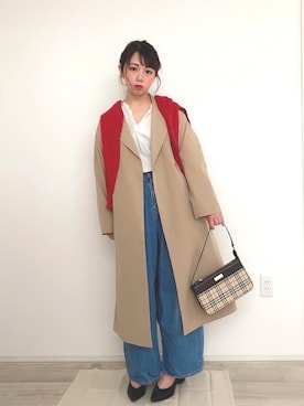 りなぽちゃさん（レディース・156cm）の春コーディネート