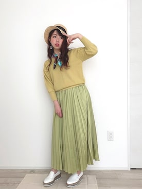 りなぽちゃさん（レディース・156cm）の春コーディネート