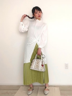 りなぽちゃさん(レディース・156cm)の春コーディネート