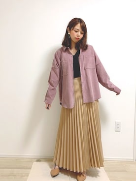 りなぽちゃさん（レディース・156cm）の秋コーディネート