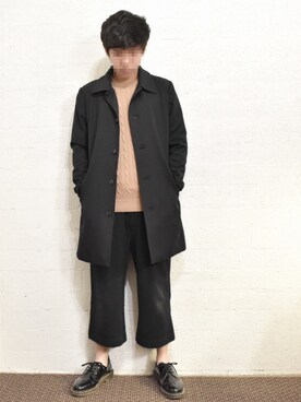 「ZARA MAN」｜「アイテム（ステンカラーコート）」を使った、Cerulean_Moonlightさん（メンズ・173cm）の秋コーディネート