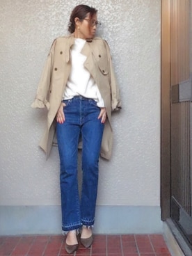 hanaさん（レディース・156cm）の冬コーディネート