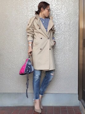 hanaさん（レディース・156cm）の春コーディネート