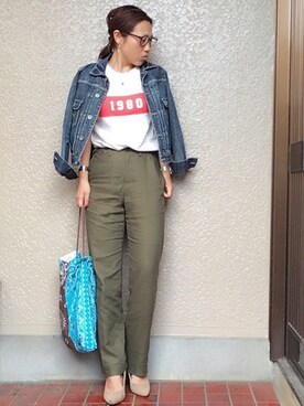 hanaさん（レディース・156cm）の春コーディネート