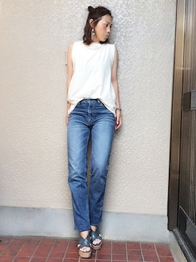 hanaさん（レディース・156cm）の夏コーディネート