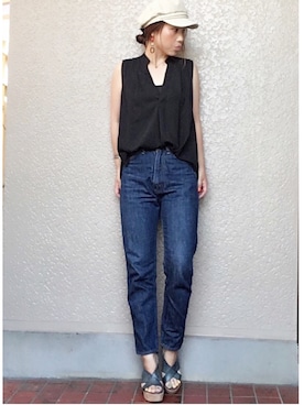 hanaさん（レディース・156cm）の夏コーディネート