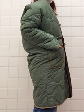 「alpha」｜「アイテム（その他アウター）」を使った、hanaさん（レディース・156cm）の秋コーディネート