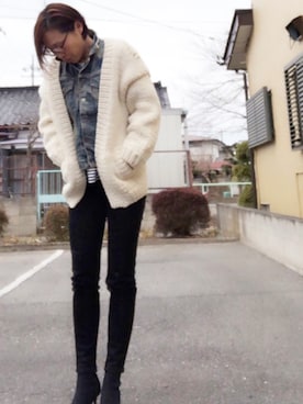 hanaさん（レディース・156cm）の冬コーディネート