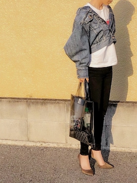 「DURAS（デュラス）のアイテム（シューズ）」を使った、hanaさん（レディース・156cm）の春コーディネート