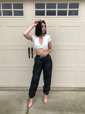 「FOREVER 21（フォーエバー トゥエンティーワン）のアイテム（ブーティ）」を使った、Pauly さん（レディース・157cm）の冬コーディネート