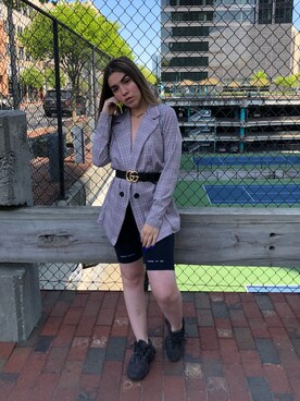 「business casual」｜「アイテム（ジャケット/アウター）」を使った、Pauly さん（レディース・157cm）の春コーディネート