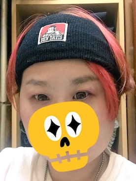 「BEN DAVIS（ベンデイビス）のアイテム（ヘアバンド、ブラック系）」を使った、なーさんさん（レディース・156cm）の冬コーディネート