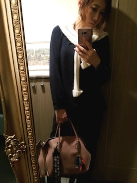 「COCCINELLE（コチネレ）のアイテム」を使った、RIEさん（レディース・163cm）の夏コーディネート