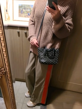 「LIU・JO（リュージョー）のアイテム」を使った、RIEさん（レディース・163cm）の秋コーディネート