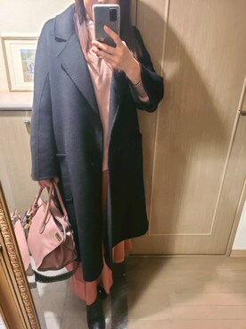 「COCCINELLE（コチネレ）のアイテム」を使った、RIEさん（レディース・163cm）の秋コーディネート