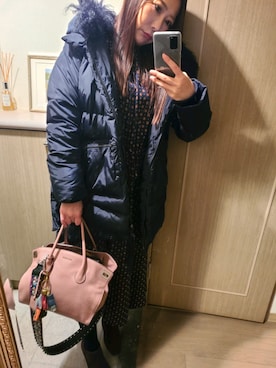 「MAX&Co.（マックス アンド コー）のアイテム」を使った、RIEさん（レディース・163cm）の冬コーディネート