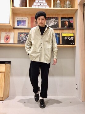 ハンチング ベレー帽を使った ローファー 靴下 のメンズ人気ファッションコーディネート ユーザー ショップスタッフ Wear