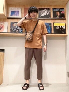 テープベルト付け替えショルダー サコッシュを使った人気ファッションコーディネート Wear