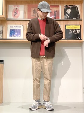 カーディガン ボレロ ブラウン系 を使ったメンズコーディネート一覧 Wear