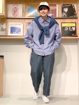 カーディガン ボレロ ブルー系 を使った人気ファッションコーディネート Wear