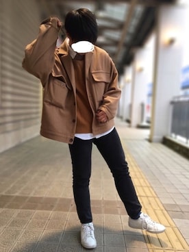 シダ。さん（メンズ・162cm）の冬コーディネート