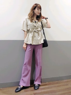 「さし色」｜asukaさん（レディース・168cm）の春コーディネート