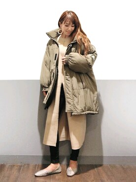 「CAMP7（キャンプセブン）のアイテム（その他アウター）」を使った、asukaさん（レディース・168cm）の秋コーディネート