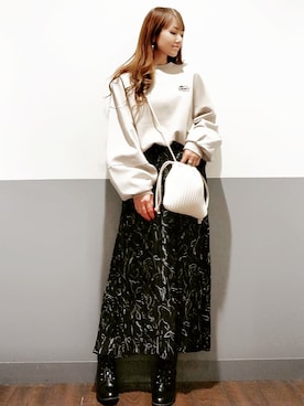 「RAG MACHINE（ラグマシーン）のアイテム」を使った、asukaさん（レディース・168cm）の春コーディネート