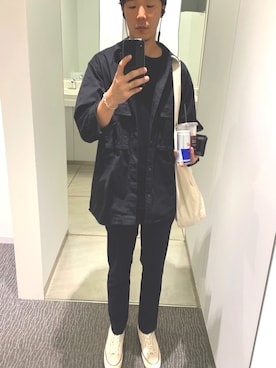 「アイテム（ブルゾン）」を使った、たかゆうきさん（メンズ・168cm・30代）の春コーディネート