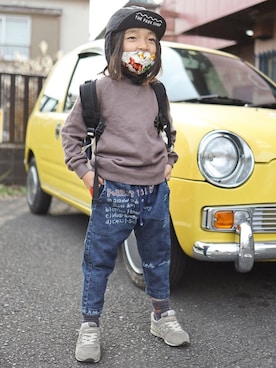「THEPARKSHOP」｜zenさん（キッズ・110cm）の冬コーディネート