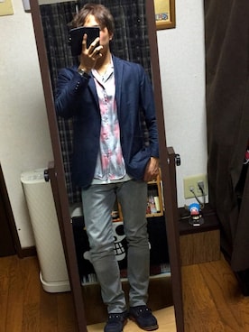 アキ★愛知B&Cさん（メンズ・174cm）の春コーディネート