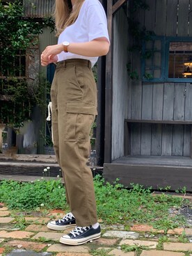 「ChuckTaylor」｜Kさん（レディース・162cm）の夏コーディネート