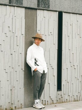 「SHEPHERD（シェパード）のアイテム」を使った、小潘さん（メンズ・176cm）の春コーディネート