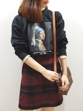 Murielさん（レディース・163cm）の冬コーディネート