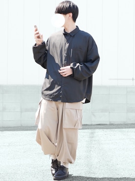 「Clut（クルト）のアイテム」を使った、89さん（メンズ・168cm）の春コーディネート