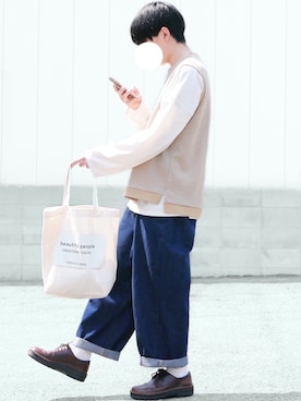 89さん（メンズ・168cm）の春コーディネート