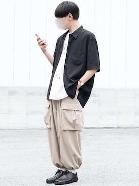 「Clut（クルト）のアイテム」を使った、89さん（メンズ・168cm）の夏コーディネート