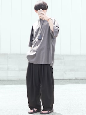 「neverlamp（ネバーランプ）のアイテム」を使った、89さん（メンズ・168cm）の夏コーディネート