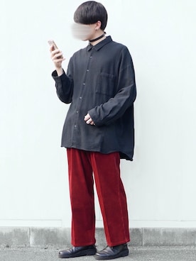 「ankoROCK（アンコロック）のアイテム（アクセサリー）」を使った、89さん（メンズ・168cm）の秋コーディネート