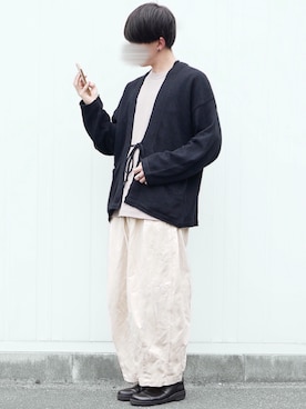 「Tabio（タビオ）のTabio MEN/ メンズ 太リブショートソックス（ソックス/靴下）」を使った、89さん（メンズ・168cm）の秋コーディネート